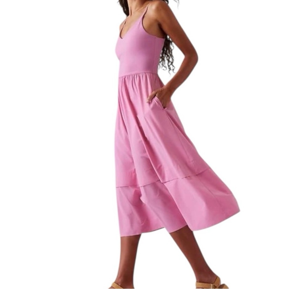 Athleta Vibrant Pink Active Dress